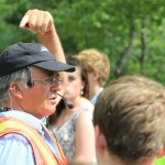 Charles Barkhouse guiding our tour of Oak Island